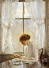 Joseph Decamp Famous Paintings - The Seamstress